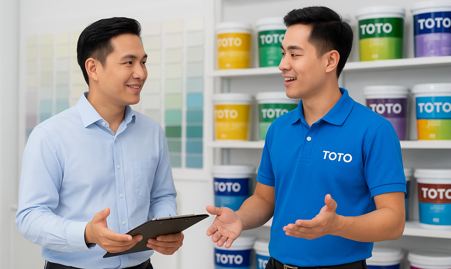 Mở đại lý sơn nước ToTo - Cơ hội kinh doanh sinh lời cao - Totopaint.com